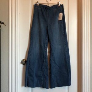 Wide leg jeans